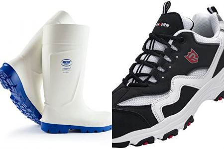 botas de seguridad para hombre blancas