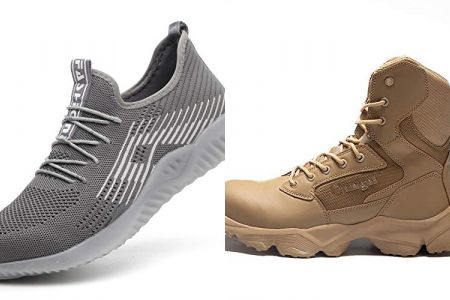 botas de seguridad para hombre de obras