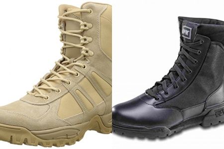 botas de seguridad para hombre de policia