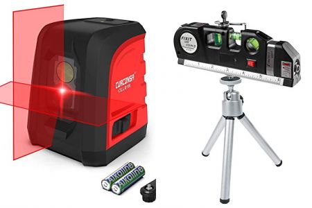 niveles de burbuja con laser