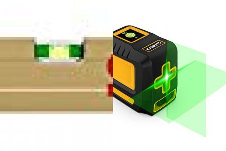 niveles de burbuja con luz