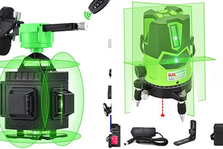 niveles láser con punto plomada