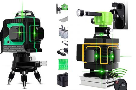 niveles láser en cruz