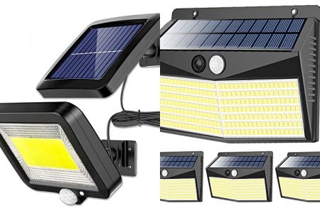 Sensor De Movimi... Nuevas Luces Solares Mejoradas Con Iluminacion Gran Angular 