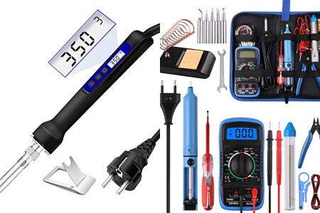 soldadores de estaño con lcd