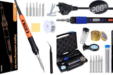 soldadores de estaño con pantalla led