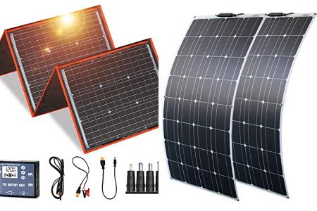 Kit panel solar flexible