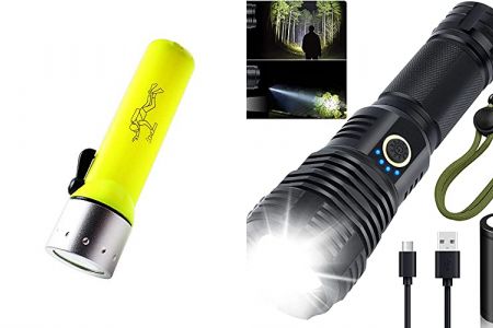 linternas led para submarinismo