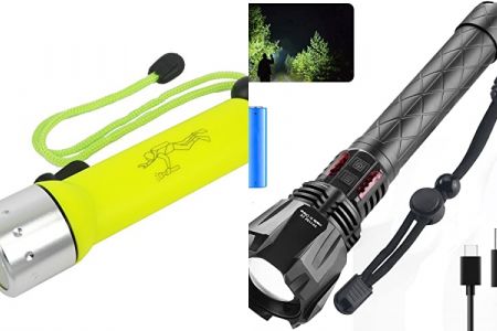 linternas led sumergibles