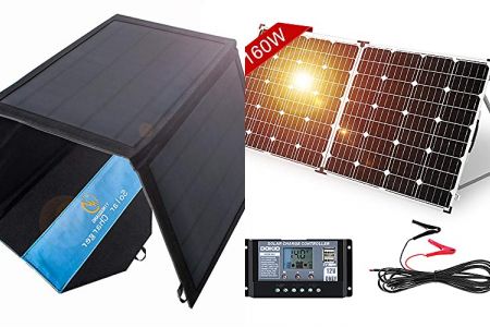 Panel solar camping