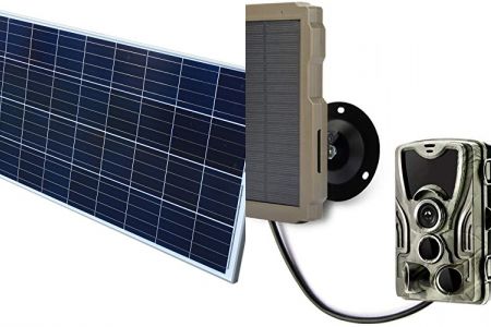 Panel solar con enchufe