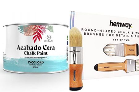 pinturas a la tiza cera de acabado