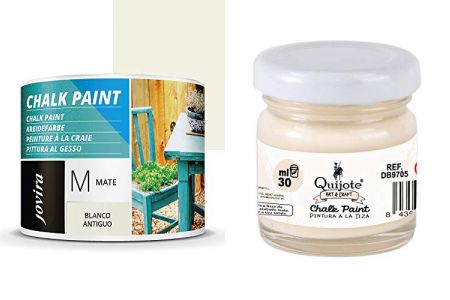 pinturas a la tiza crema