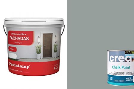 pinturas a la tiza gris oscuro