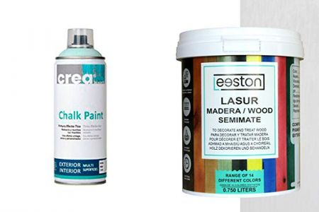 pinturas al agua blanca mate para madera