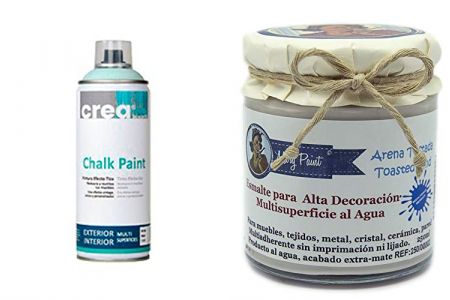pinturas al agua mate