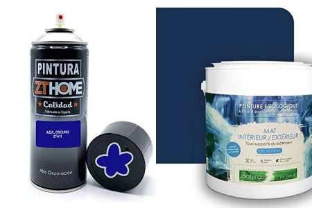 pinturas exterior azul cobalto