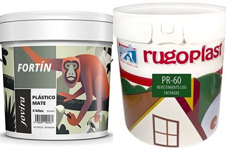 pinturas exterior azul grisáceo