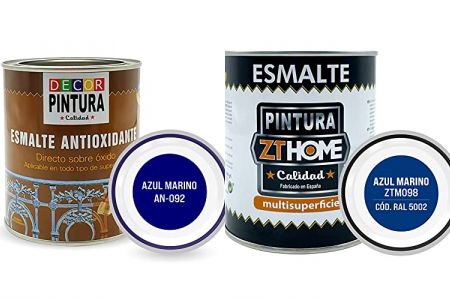 pinturas exterior azul marino