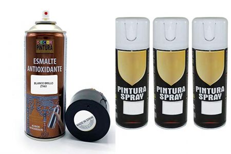 pinturas exterior en spray blanco