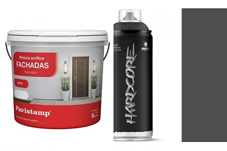 pinturas exterior gris azulado