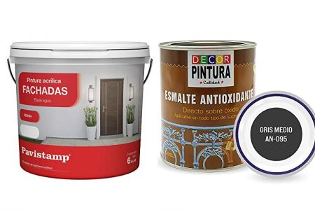 pinturas exterior gris claro
