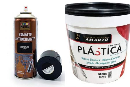 pinturas exterior negro mate
