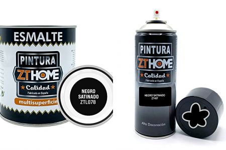 pinturas exterior negro satinado