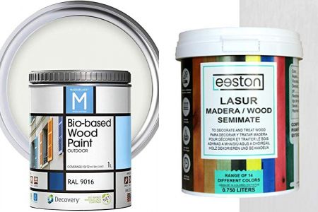 pinturas exterior para madera blanca