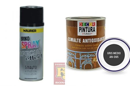 pinturas gris forja
