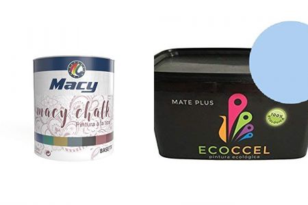 pinturas interior azul grisáceo