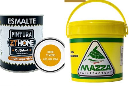 pinturas interior color ocre