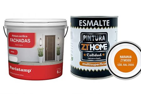 pinturas interior naranja
