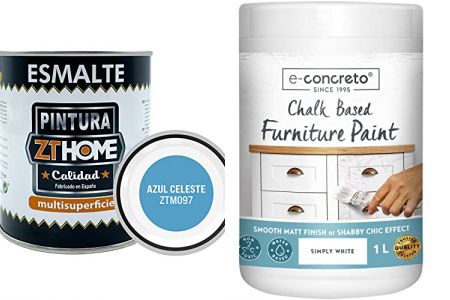 pinturas para muebles azul