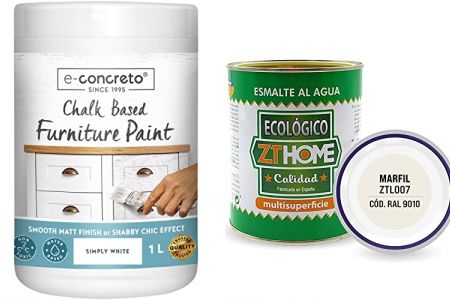 pinturas para muebles color crema