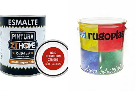 pinturas para muebles de cocina rojo