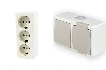 enchufe de superficie atra