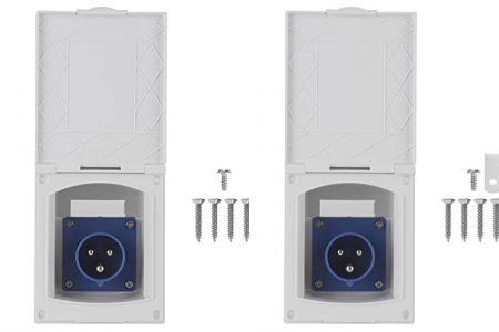 enchufes 220v caravana