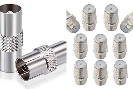 enchufes adaptadores antena tv