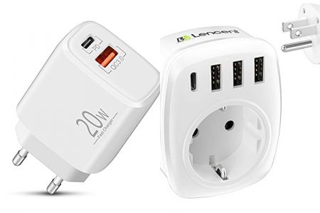 enchufes adaptadores cargador