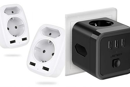 enchufes adaptadores maxcio