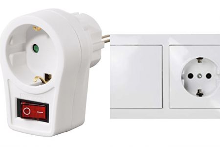 enchufes con interruptor blancos