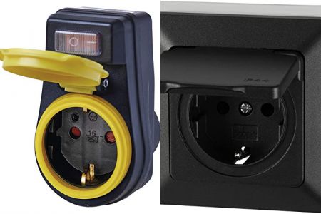 enchufes con interruptor ip44