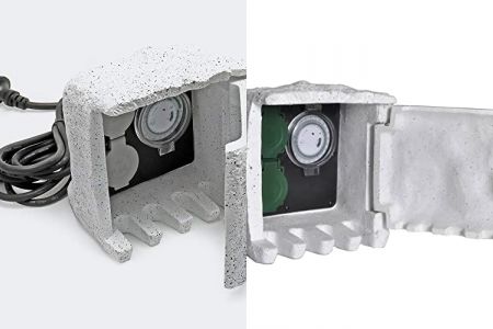 enchufes de exterior de piedra