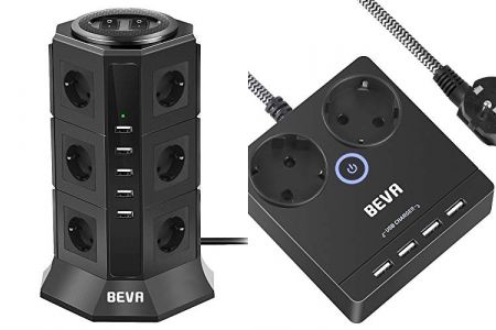 enchufes de superficie beva