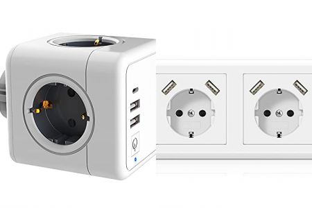 enchufes de superficie con usb