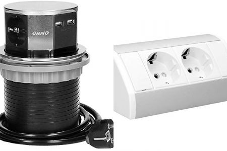 enchufes de superficie orno