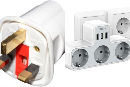 Enchufes de tres clavijas