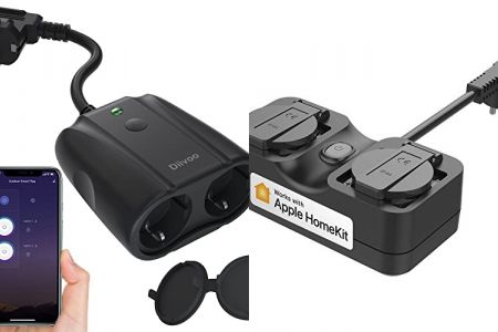 enchufes dobles de jardín