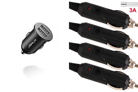 enchufes dobles de mechero para coche